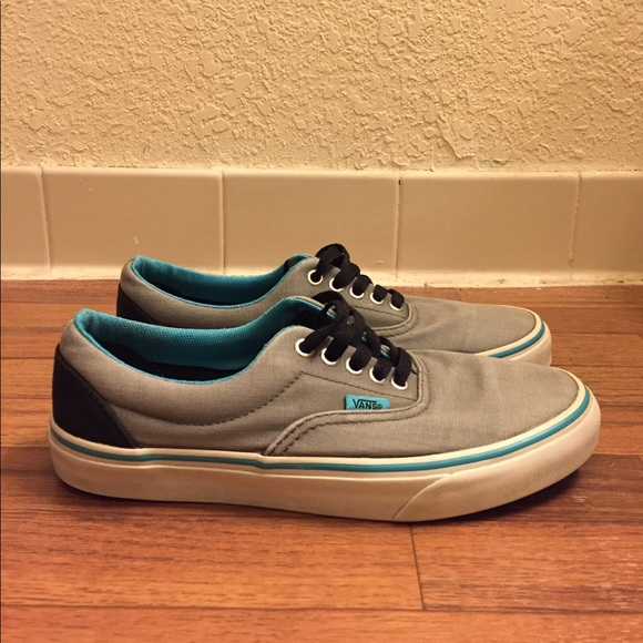 Aqua and grey vans Clearance